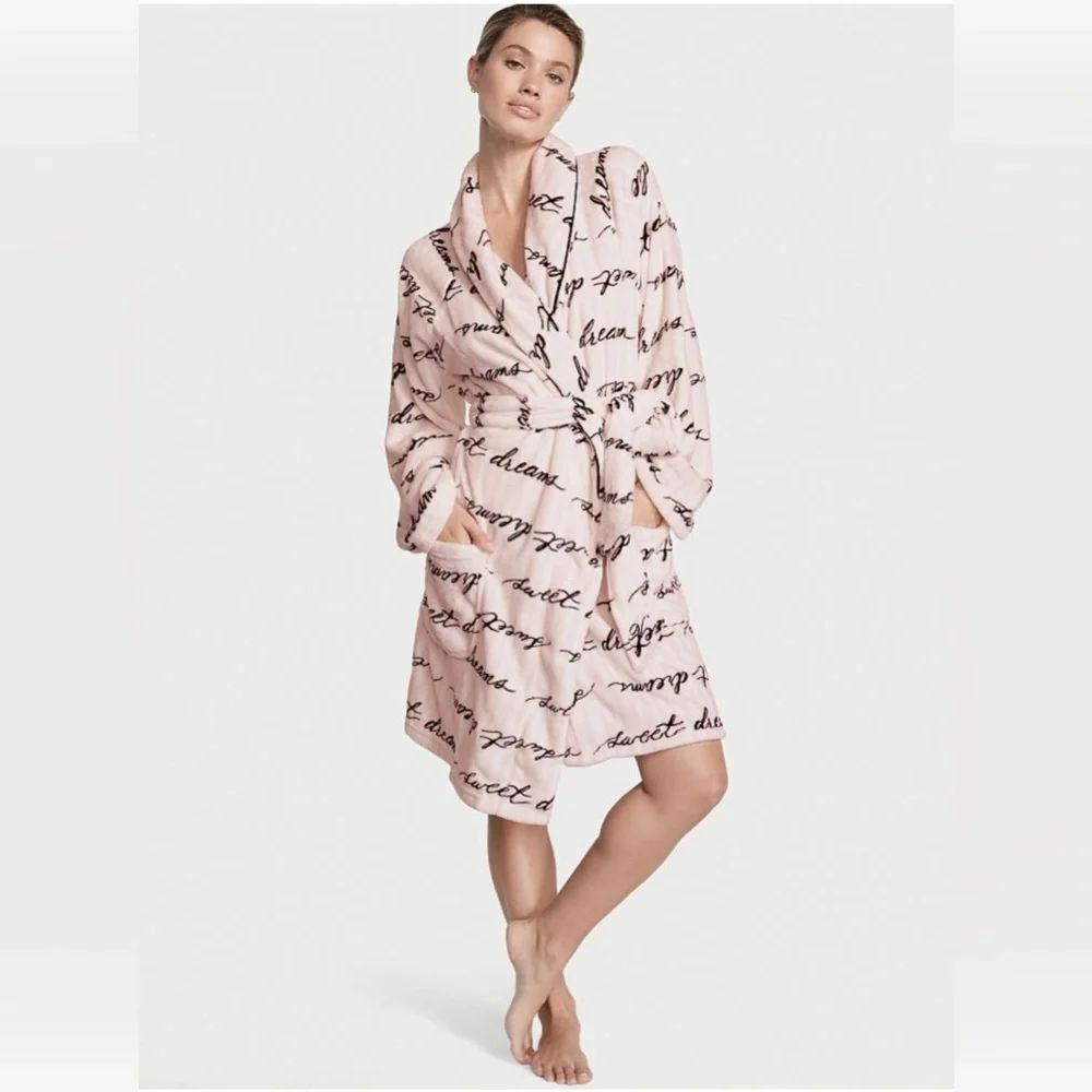 Victoria's Secret sweet dreams White and Black Robe XS